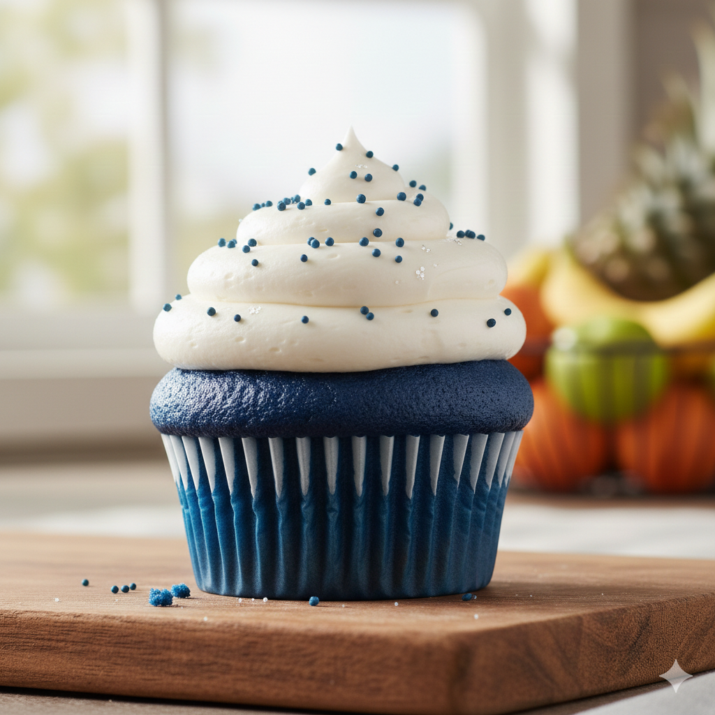 Blue Velvet Cupcake