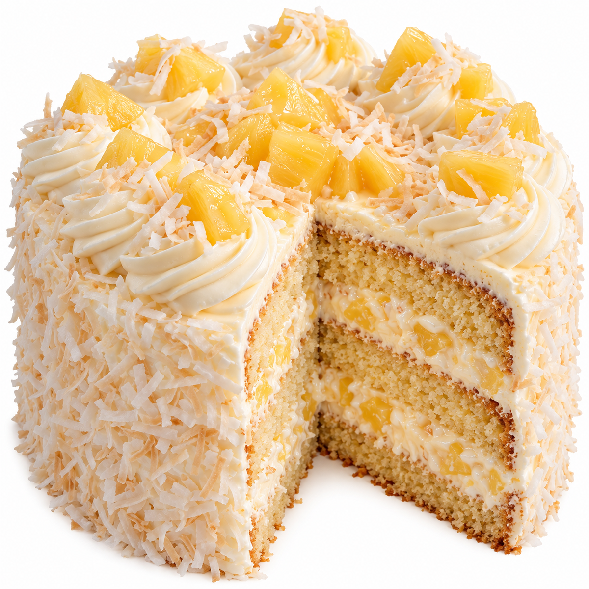 Pineapple Coconut Cake