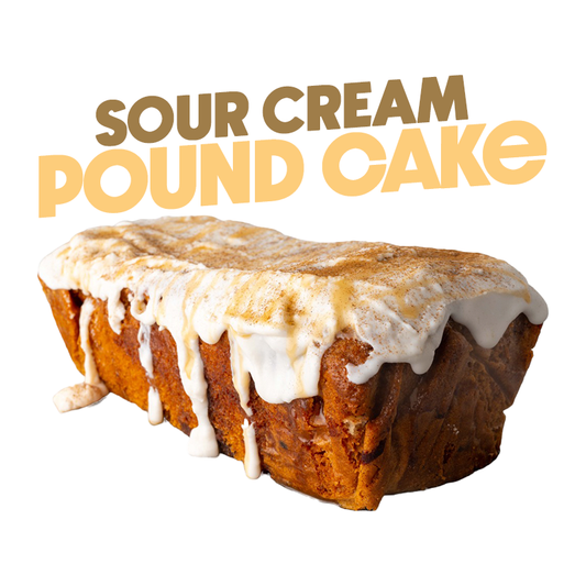 Sour Cream Pound Loaf Cake