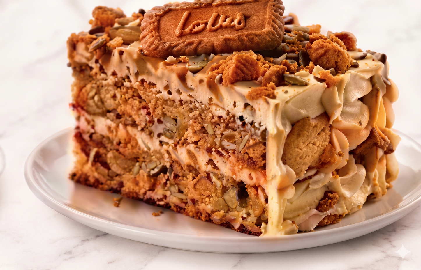 Biscoff Cookie Butter Cake