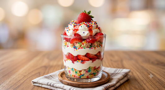Funfetti Strawberry Shortcake