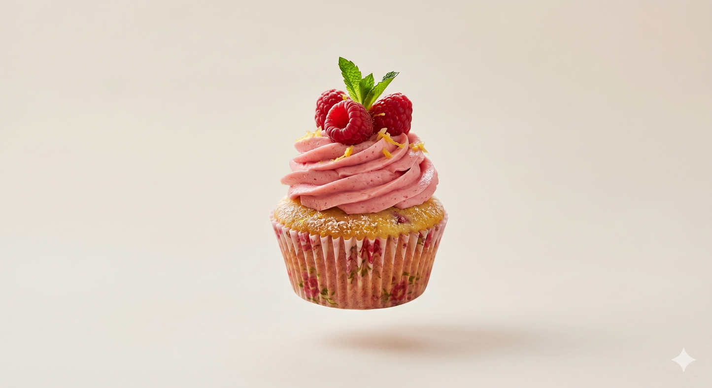 Lemon Raspberry Cupcake