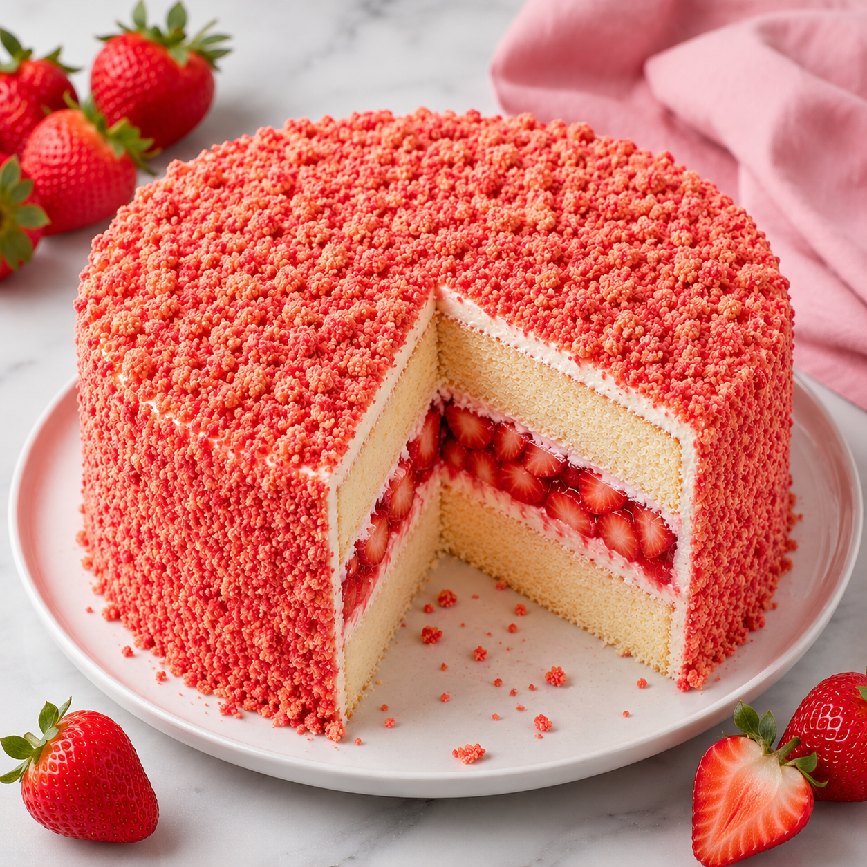 Strawberry Crunch Shortcake