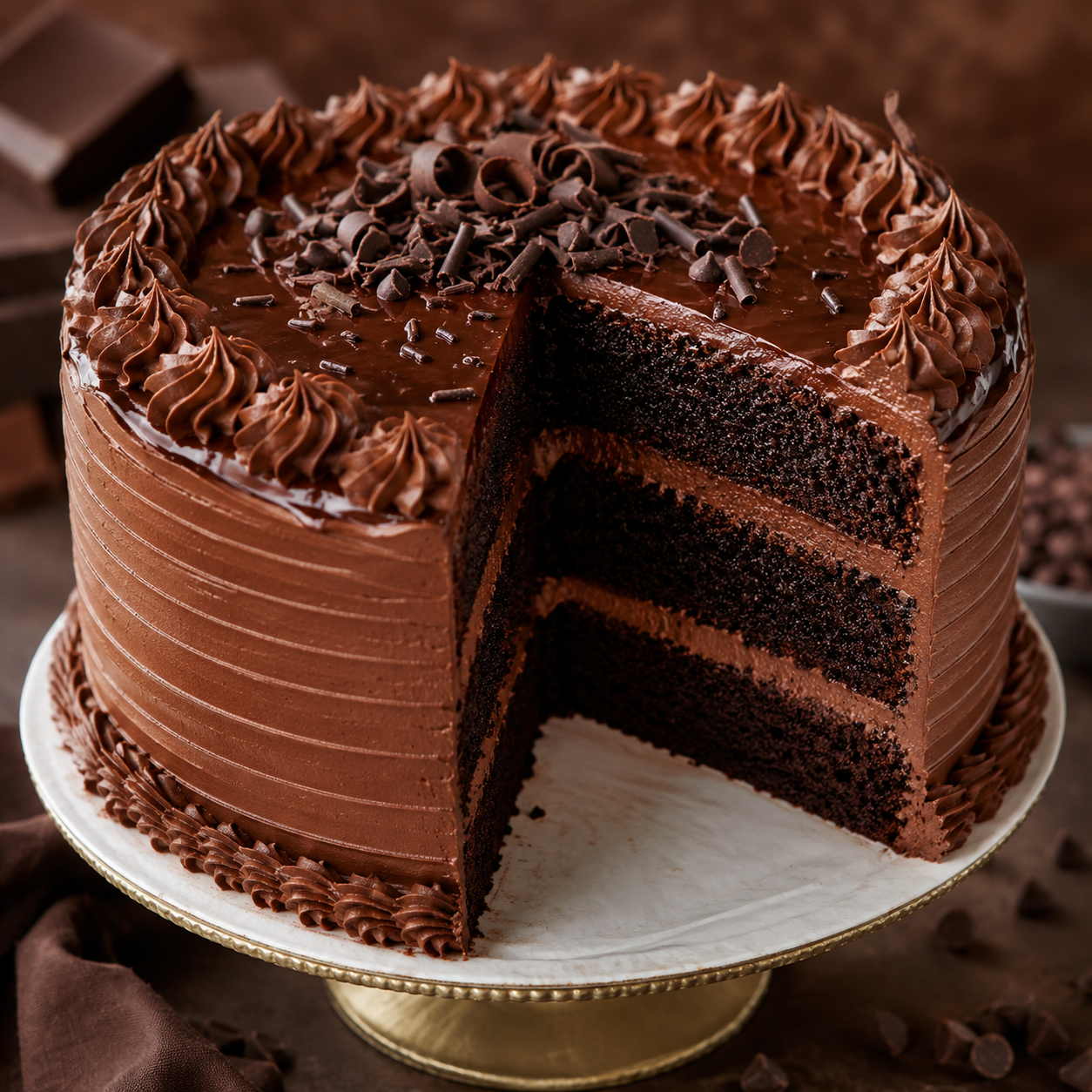 Tripe Chocolate Cake