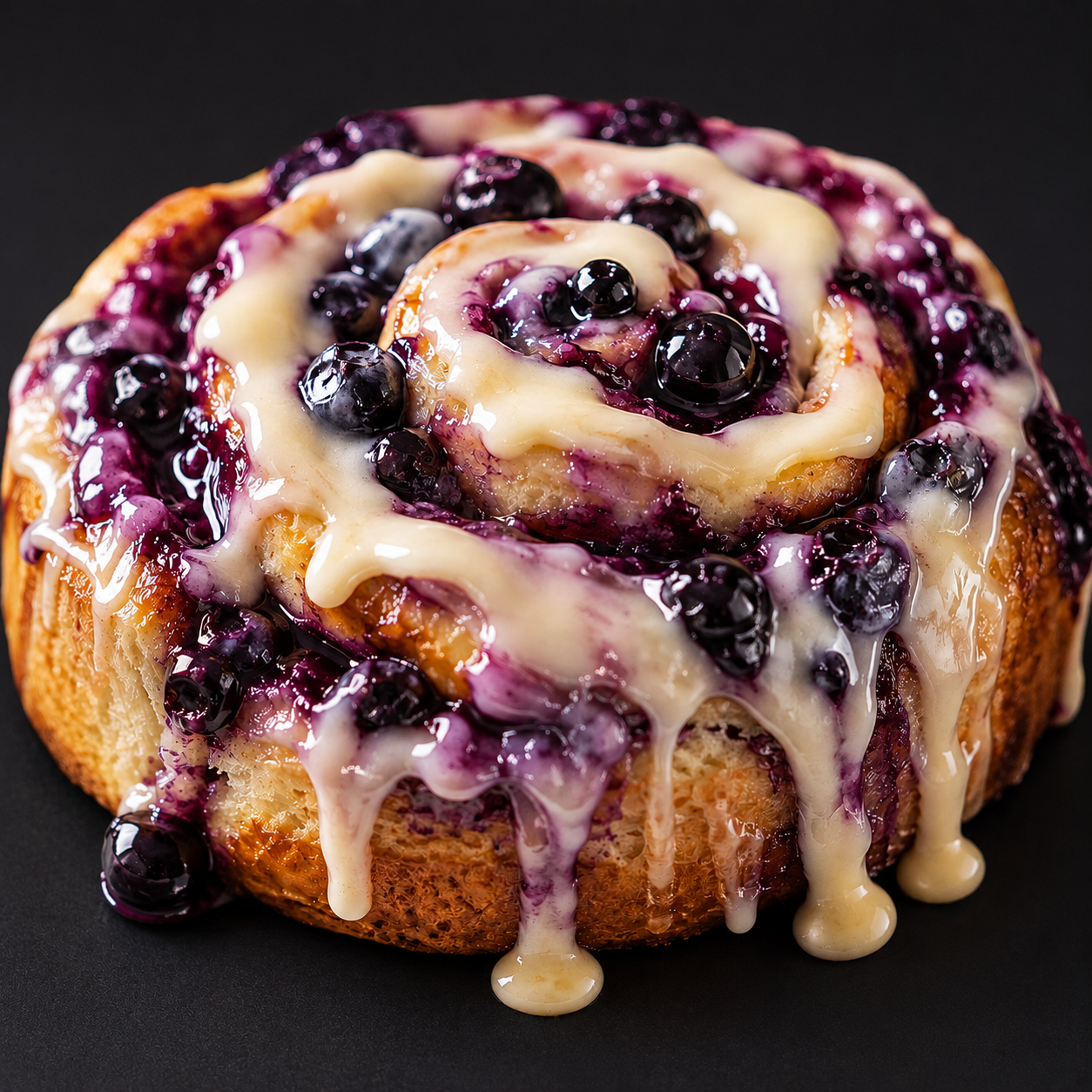 Blueberry Creamcheese Cinnamon Roll