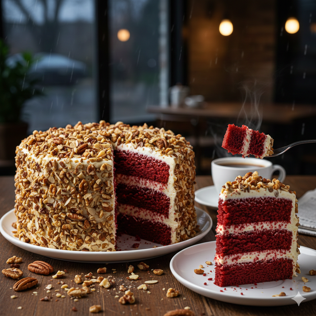 Red Velvet with Nuts